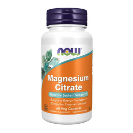Magnesium Citrate - 60 vcaps Now Foods