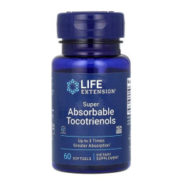 Super Absorbable Tocotrienols - 60 softgels Life Extension