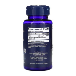 High Potency Optimized Folate 8500 mcg DFE - 30 tabs Life Extension