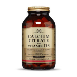Solgar Calcium Citrate with vit D3 (240 tab)