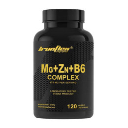 IronFlex Mg+Zn+B6 Complex 375 mg (120 veg caps)