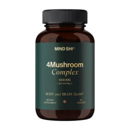 Mind Shi 4Mushroom Complex 1000 mg (60 veg caps)