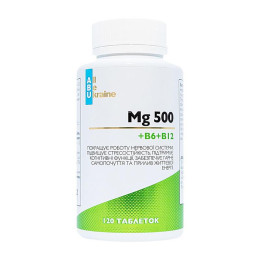 ABU Mg 500 + B6 + B12 (120 tab)