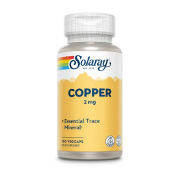 Solaray Copper 2 mg (100 veg caps)