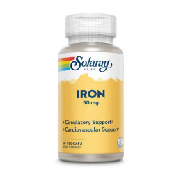 Solaray Iron 50 mg (60 veg caps)