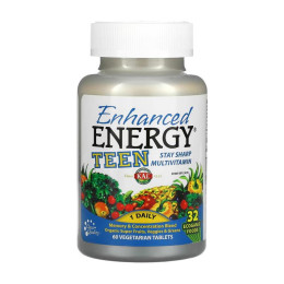 KAL Enchanced Energy Teen Multivitamin (60 veg tab)