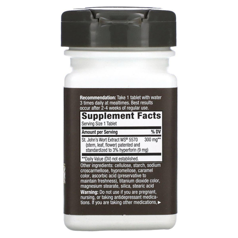 Экстракт зверобоя, St. John's Wort, Nature's Way, 60 таблеток