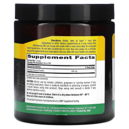 Активированный уголь порошок кокосовый Country Life (Activated Coconut Charcoal) 500 мг 141.7 г