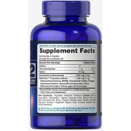 Глюкозамин хондроитин и МСМ Puritan's Pride (Triple Strength MSM) 750 мг/597 мг 90 капсул