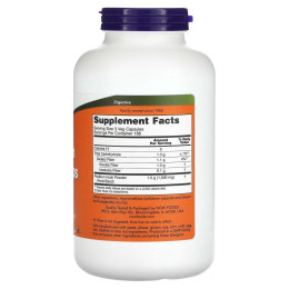 Шелуха подорожника Now Foods (Psyllium Husk) 500 мг 500 растительных капсул