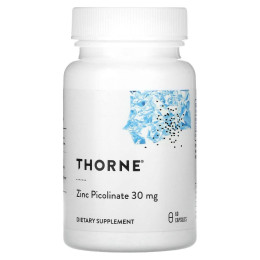 Цинк пиколинат Thorne Research (Zinc Picolinate) 30 мг 60 капсул