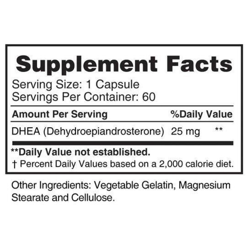 ДГЭА Earth`s Creation (DHEA) 25 мг 60 капсул