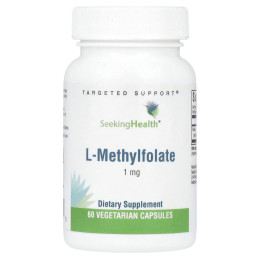 Метилфолат Seeking Health (L-5-MTHF Methyl Folate) 60 вегетарианских капсул