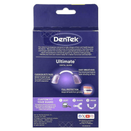 DenTek, Ultimate Dental Guard, ультралегкий / тонкий дизайн, 1 защитный кожух + 1 футляр для хранения + 1 лоток SmartFit