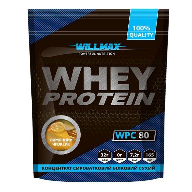 Whey Protein 80 Willmax 920 g лимонний чизкейк