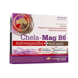 Chela-Mag B6 Ashwagandha + zen-szen OLIMP 30 caps