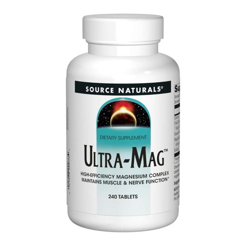 Ultra-Mag Magnesium Complex - 240 tabs Source Naturals
