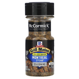 McCormick Grill Mates, Montreal Steak Seasoning, 25% Less Sodium, 3.18 oz (90 g)