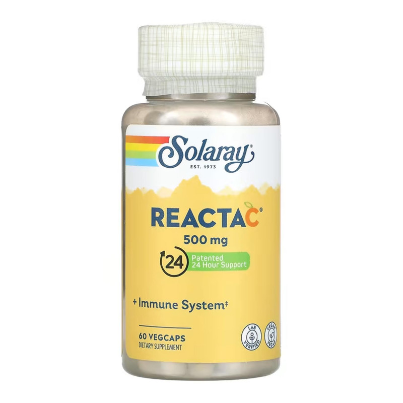 Reacta-C 500mg - 60 vcaps Solaray
