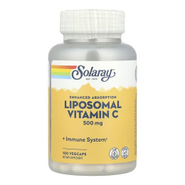 Liposomal Vitamin C 500mg - 100 vcaps Solaray