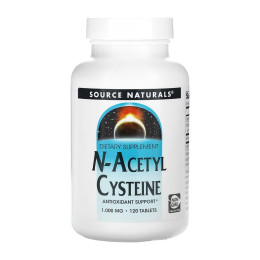 N-Acetyl Cysteine 1000mg - 120 tabs (До 04.26) Source Naturals