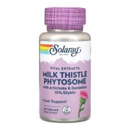 Milk Thistle Phytosome 200mg - 60 vcaps Solaray