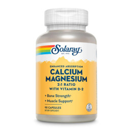 Calcium & Magnesium Amino Acid - 90 caps Solaray