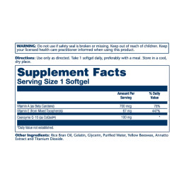 Bio CoQ10 100mg - 30 softgels Solaray