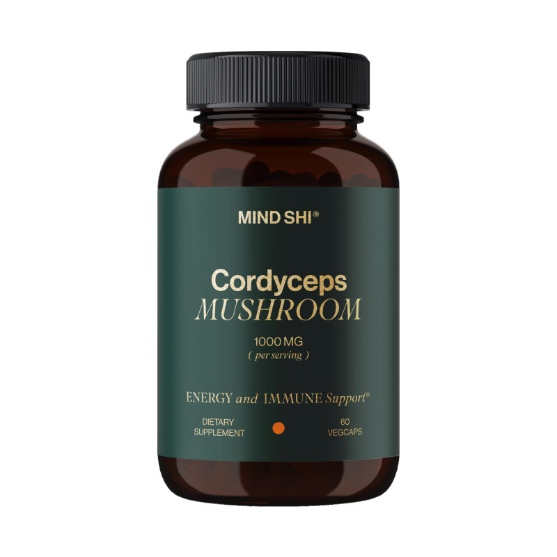 Cordyceps Mushroom 1000 mg - 60 vegcaps Mind Shi