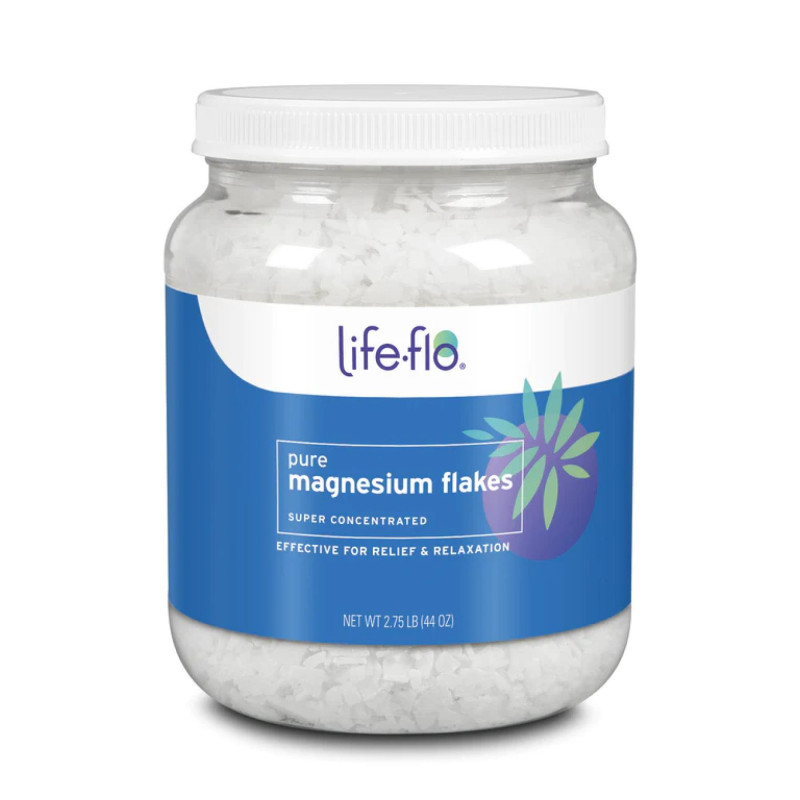 Pure Magnesium Flakes - 44 oz (Пошкоджена банка) Life-flo