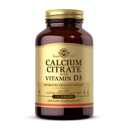 Calcium Citrate with Vitamin D3 - 120 tabs Solgar