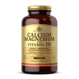 Calcium Magnesium with Vitamin D3 - 300 tabs Solgar