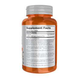 Arginine 1000mg - 180 tabs Now Foods