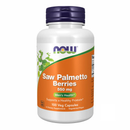 Saw Palmetto Berries 550 mg - 100 caps Now Foods