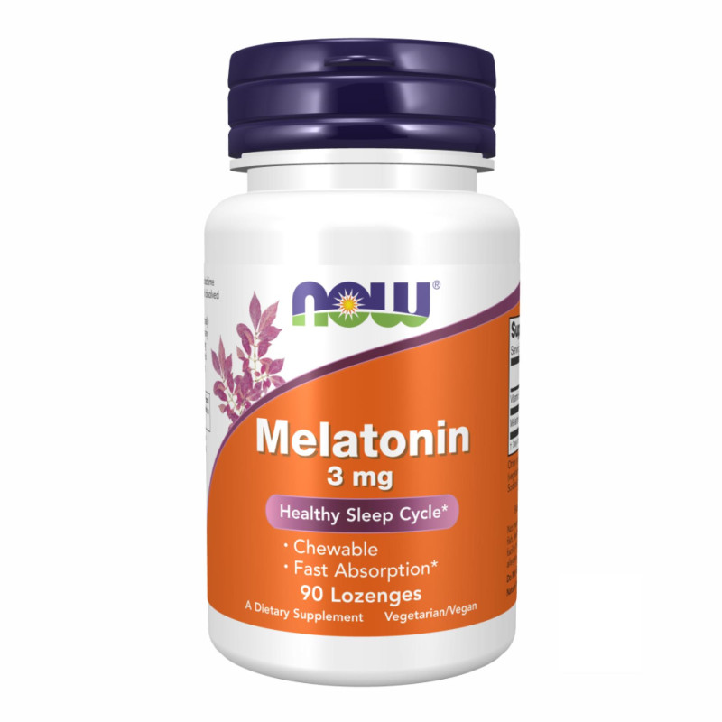 Melatonin 3mg - 90 lozenges Now Foods