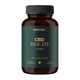 CBD Isolate 1500 mg - 60 softgels Mind Shi