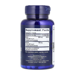 No Flush Niacin 640 mg - 100 caps Life Extension