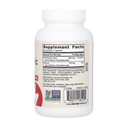 Pantothenic Acid 500mg - 100 vcaps Jarrow Formulas