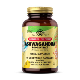 SFP Ashwagandha Root Extract - 60 vcaps Solgar