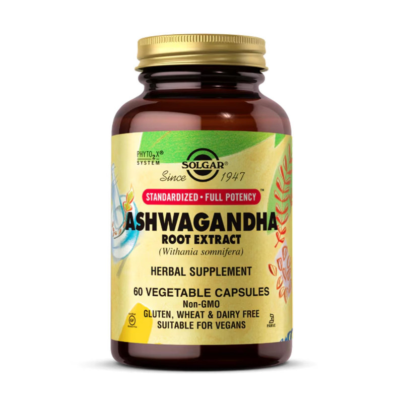 SFP Ashwagandha Root Extract - 60 vcaps Solgar