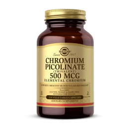 Chromium Picolinate 500mcg - 120 vcaps Solgar