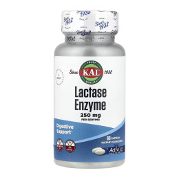 Lactase Enzyme 250mg - 60 softgels KAL