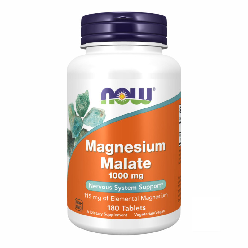 Magnesium Malate 1000mg - 180 tabs Now Foods