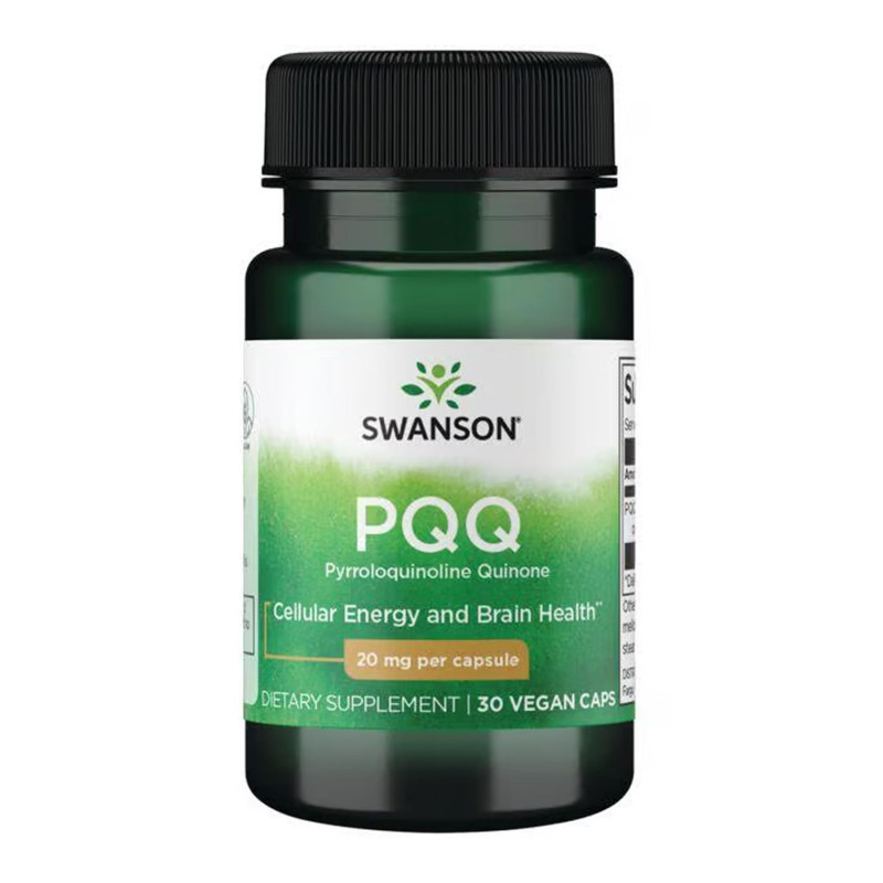 PQQ Pyrroloquinoline Quinone 20mg - 30 vcaps Swanson