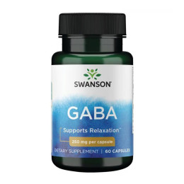 Gaba 250mg - 60 caps Swanson