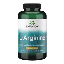 L-Arginine 500mg - 200 caps Swanson