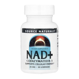 NAD+ Coenzymated™ B-3 - 30 Lozenges Source Naturals
