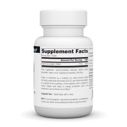 Copper 3mg - 60 caps Source Naturals