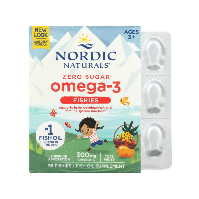 Nordic Omega-3 - 36 Fishies Nordic Naturals