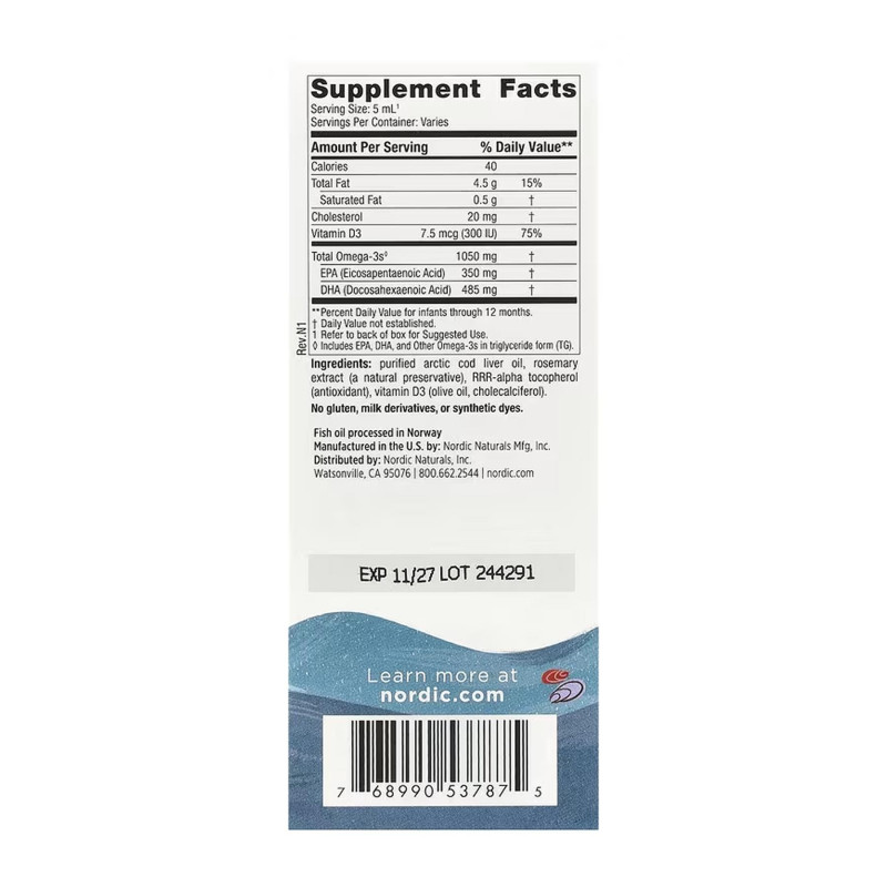 Baby's DHA - 60 ml Nordic Naturals